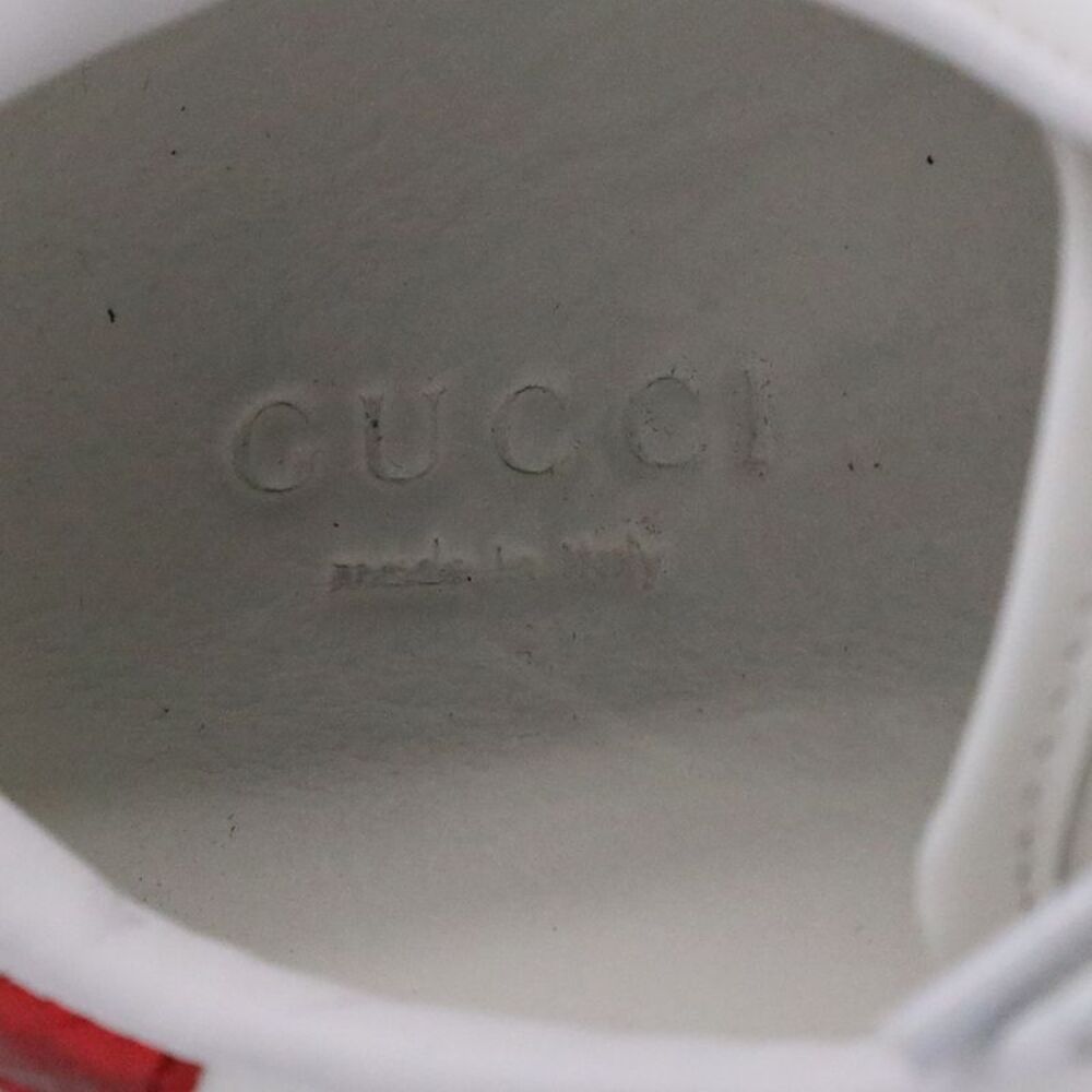 Gucci Ace Sneakers with Bee in White Leather - Picture 9 of 10